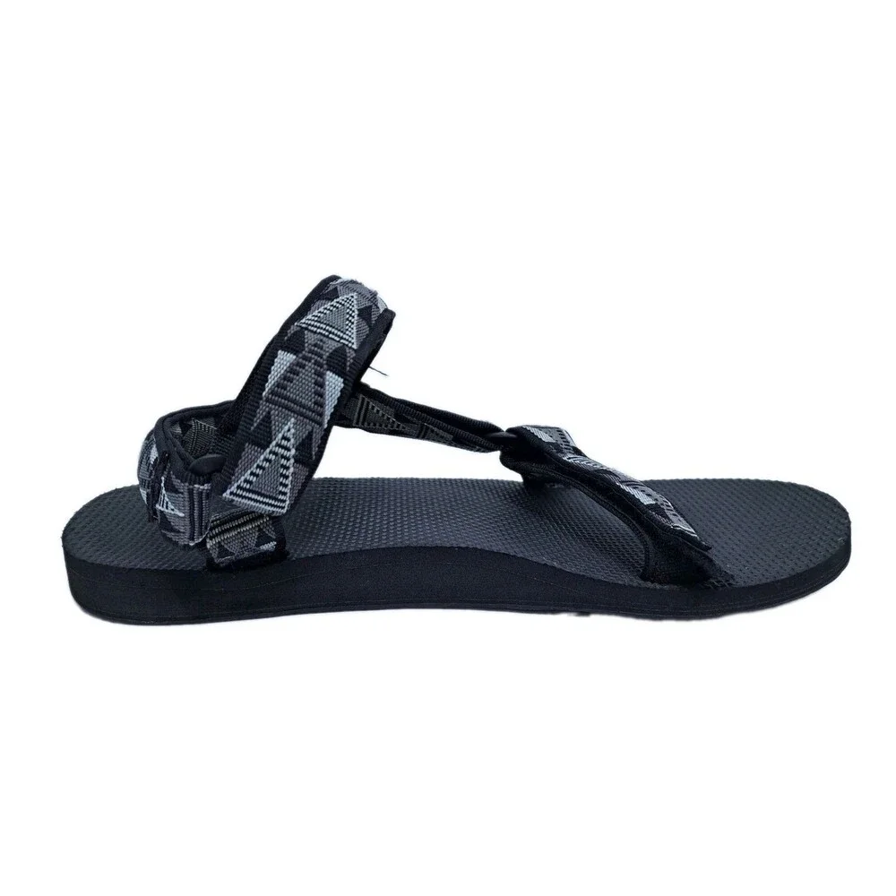 Teva Sandal Mens 11 Original Universal Black Gray Aztec Straps Outdoor Water
